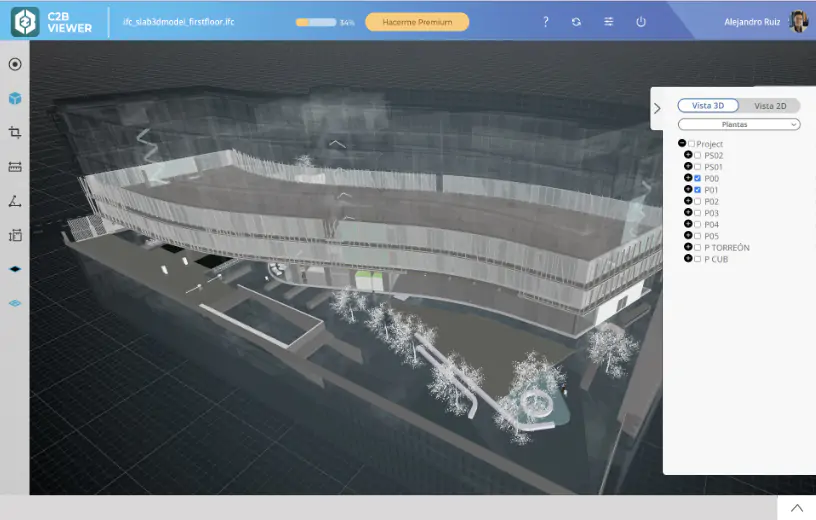 Vista 3D - Resultado final